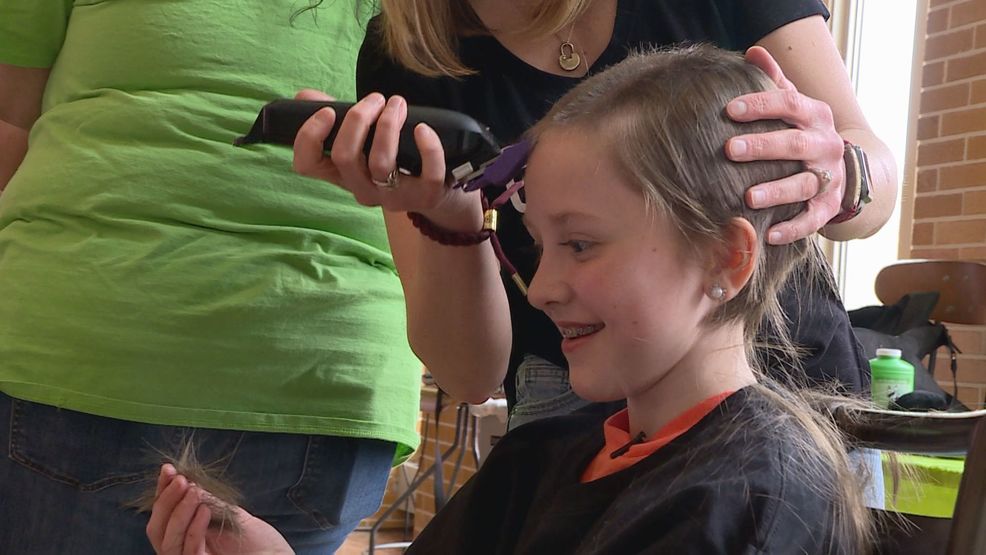 Beautifully Bald 9 Year Old Girl Shaves Her Head To Raise Money For 