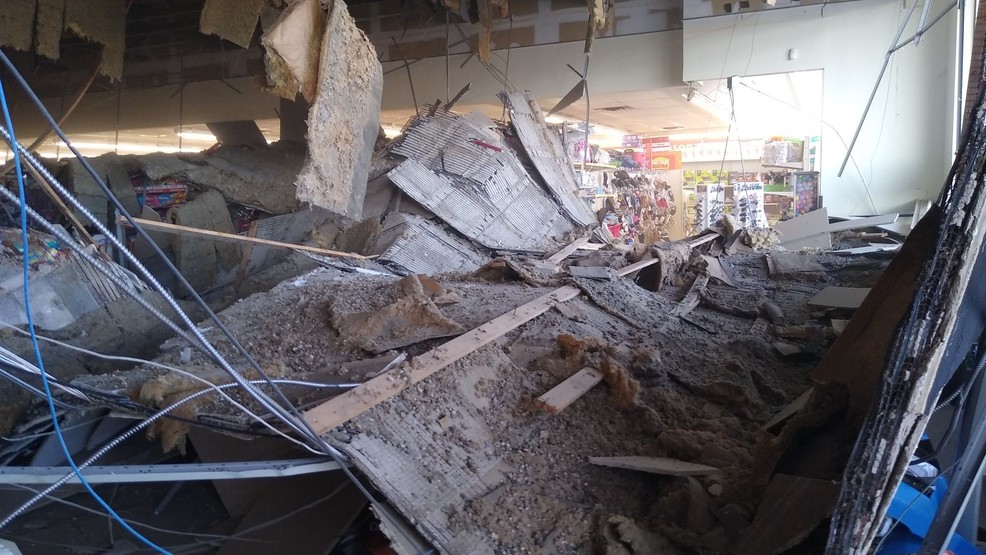 Officials Seven People Inside Family Dollar When Ceiling Collapses