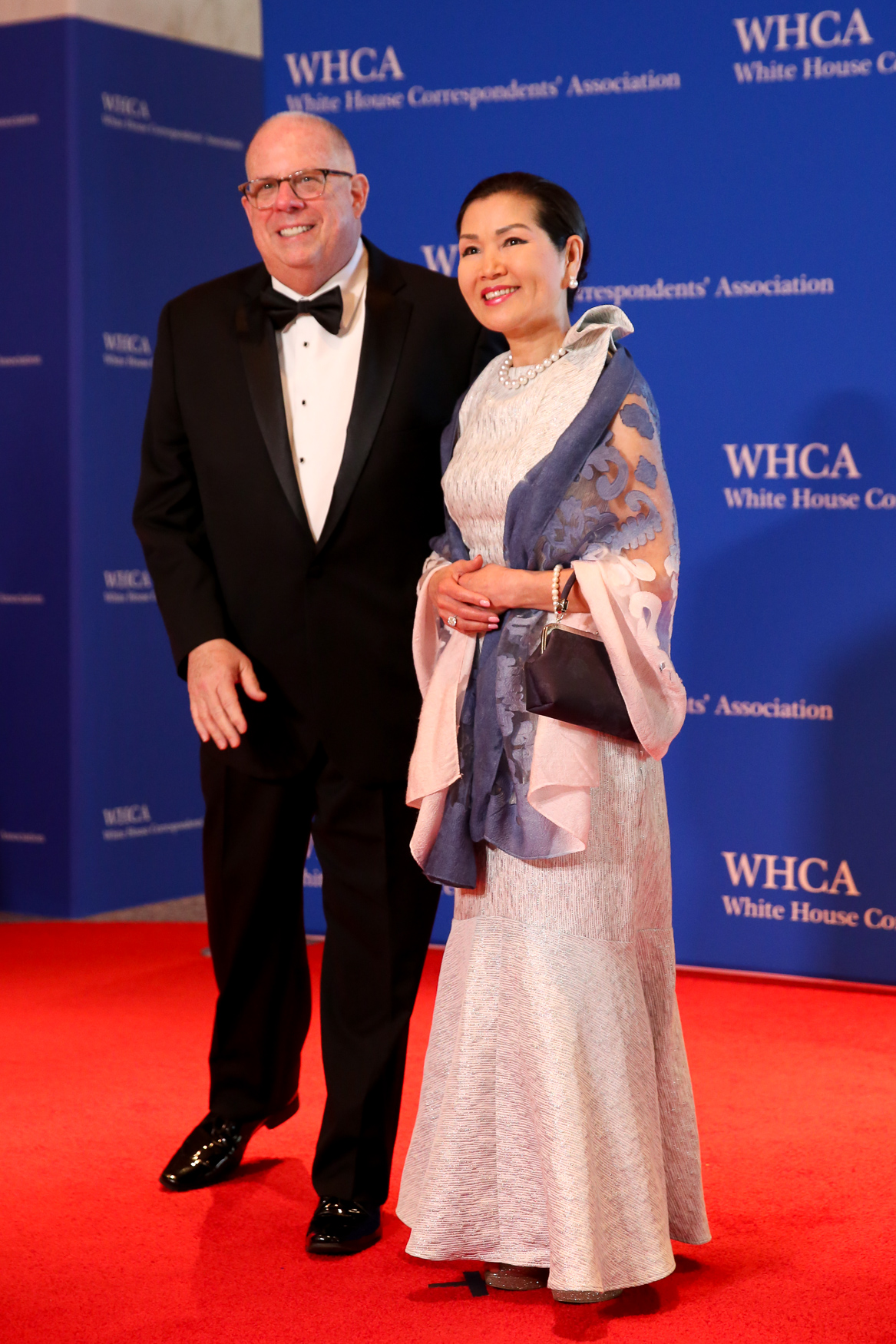 On the red carpet of the 2019 White House Correspondents' Dinner DC