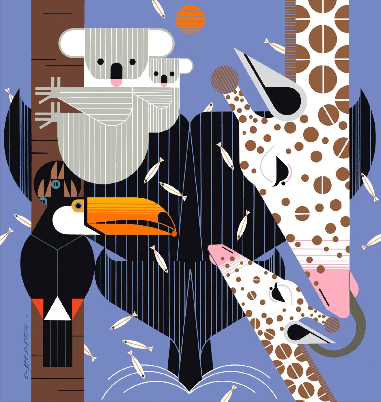 Charley Harper (aka Cincy's Favorite Artist) Has A Lithograph For Every