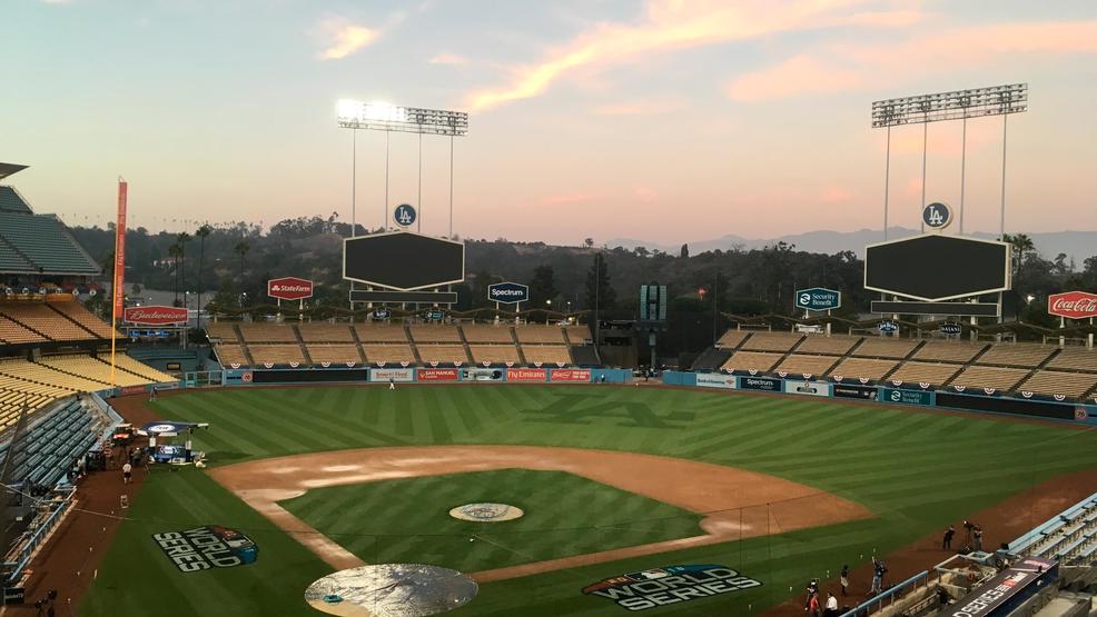 World Series Change Baseball baseball Dodgers stadium AP18621.jpg