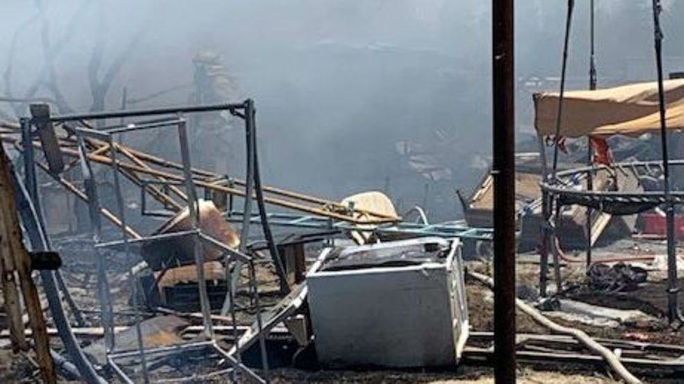 City and county fire crews battle house fire in northwest Bakersfield