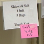 Sidewalk salt difficult to find in Green Bay area