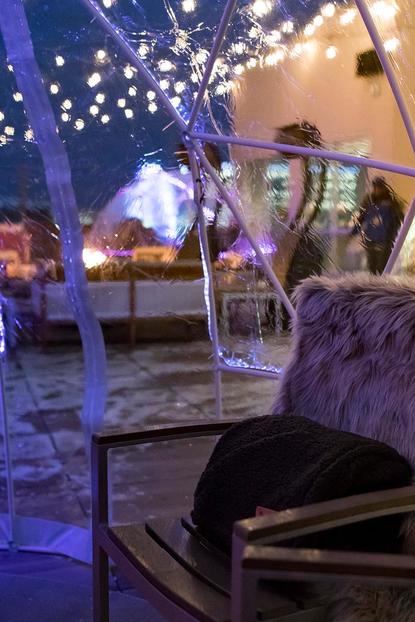 Get Tipsy In An Igloo At This Downtown Rooftop Bar