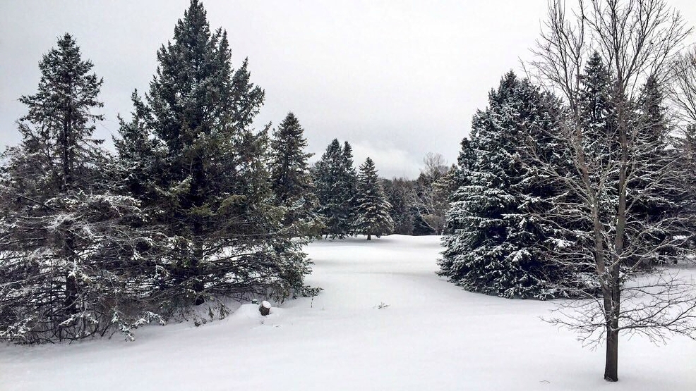 PHOTOS Snow throughout northern Michigan WPBN