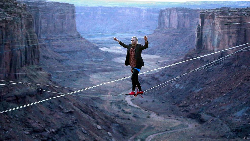 BASE jumpers, slackliners in Moab for extreme sports holiday KUTV