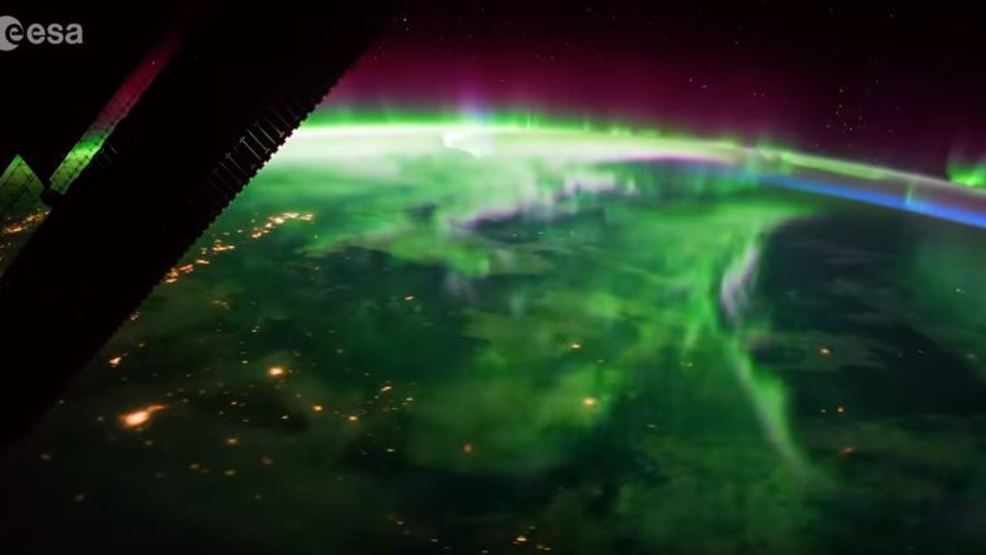 Iss Shows Stunning Video Of Northern Lights In Pass Over Northwest Komo 9203