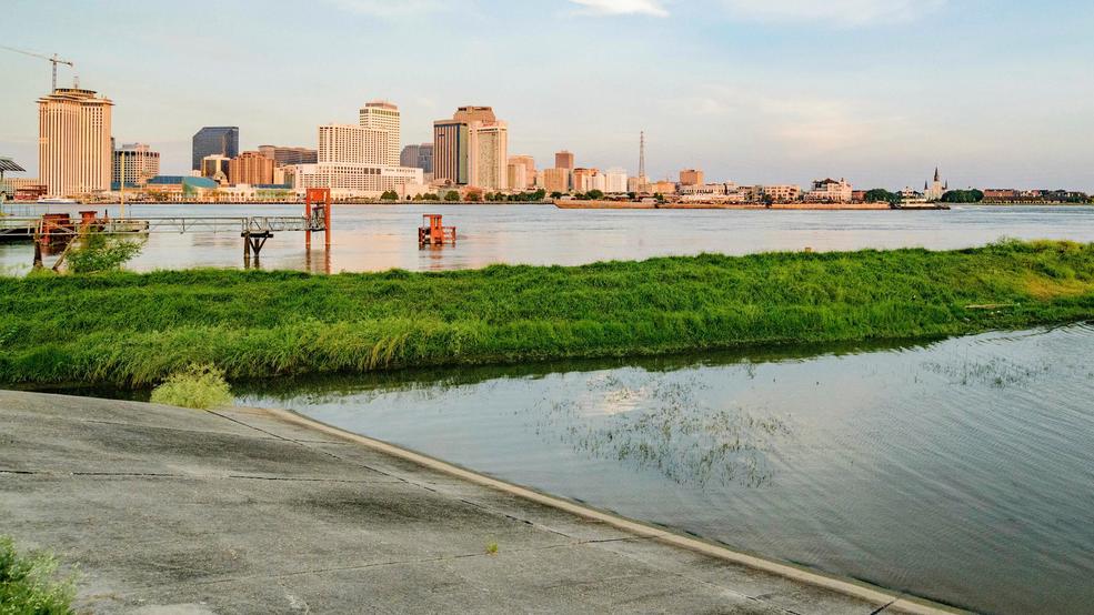 New Orleans fears triple threat of storm surge, river, rain WHP