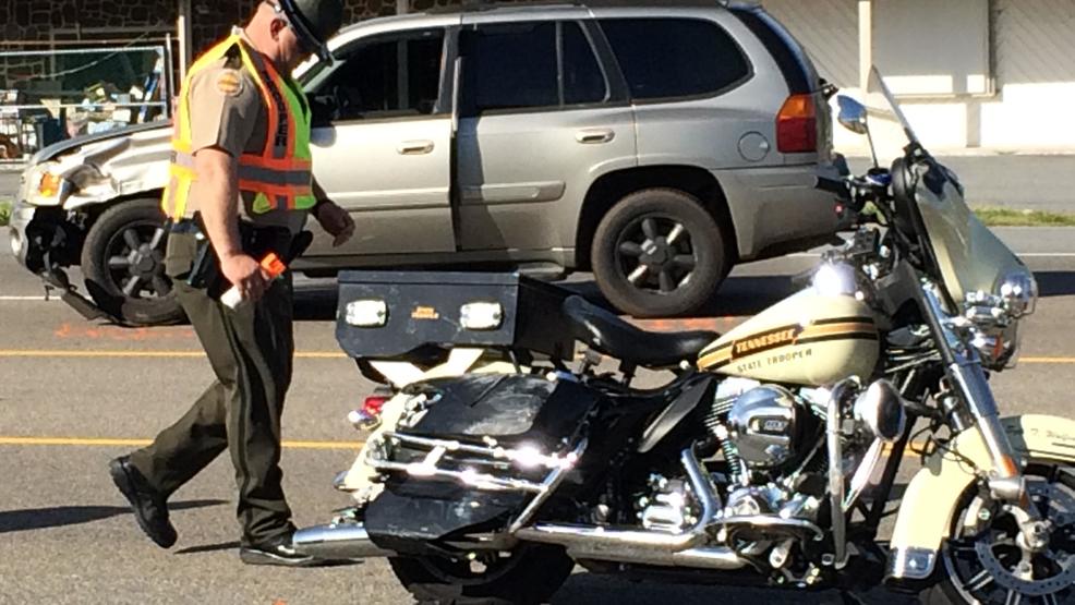 Tennessee Highway Patrol motorcycle involved in crash in Carter County