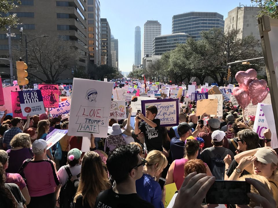 SLIDESHOW Women's March on Austin KEYE