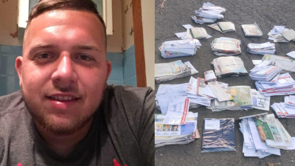 US Postal Worker Arrested Charged With Dumping Hundreds Of Pieces Of 
