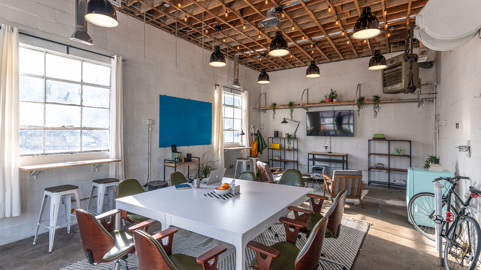 An Old NKY Gas Station Was Converted To a Cool Rentable Space For Business & Pleasure phil garage photo.jpg