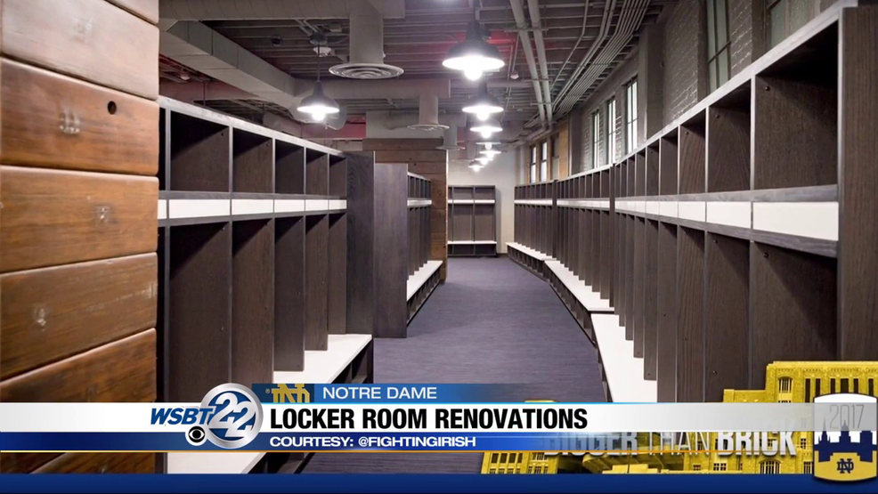 A look at Notre Dame football's locker renovations WSBT