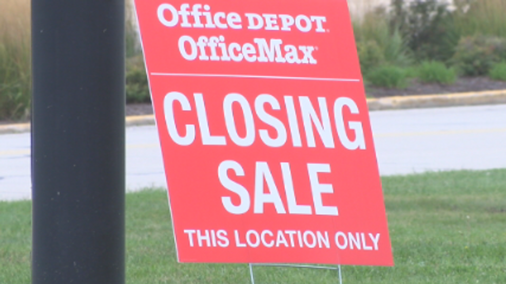 Office depot closing at marketplace plaza wics